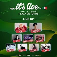 MBC It’s Live in México: Taemin de SHINee y CL encabezan lineup y ¿los boletos?