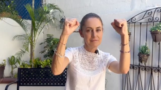 Claudia Sheinbaum pide guardar lonas y borrar pintas a su favor ante las próximas encuestas de Morena