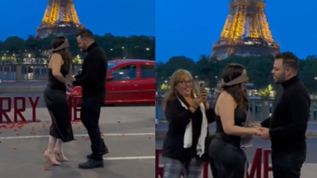 Mamá de la novia arruina propuesta de matrimonio en París