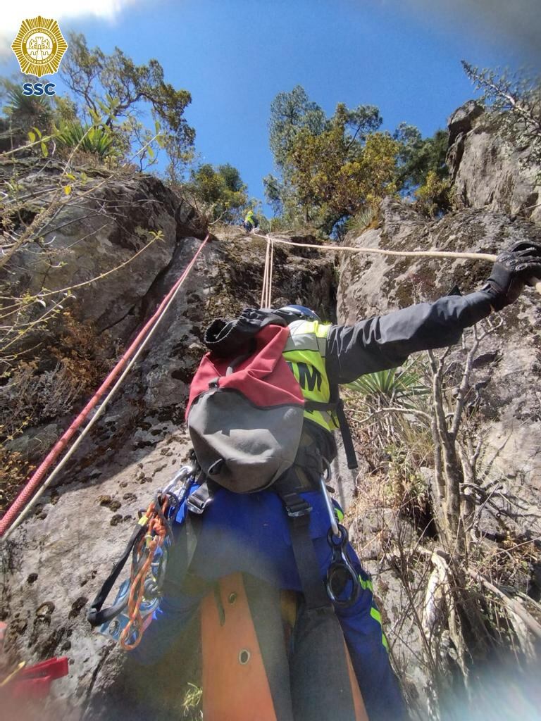 SSC rescata a excursionista en Parque Nacional Los Dinamos