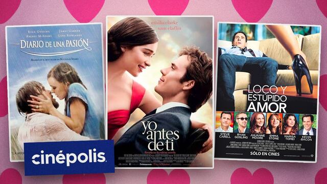 Cinépolis reestrenará películas de amor en San Valentín