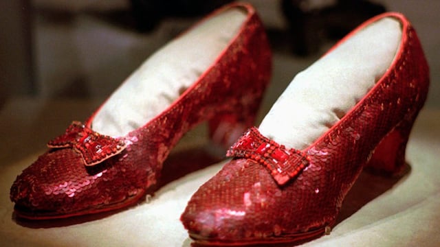 Las zapatillas de rubí, clave del filme de 1939.