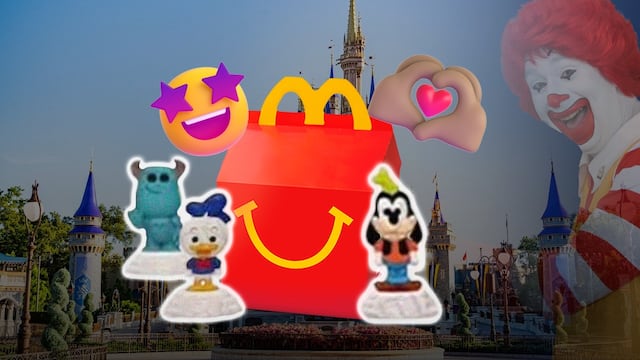 Personajes Cajita Feliz McDonald's Disney 100