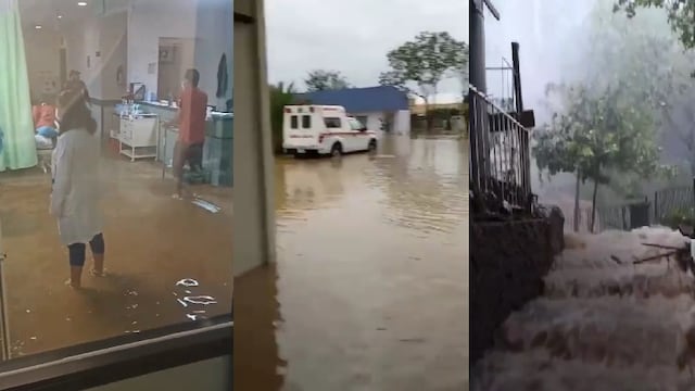 Hospital de La Niñez y otras terribles inundaciones que dejó la tormenta tropical Alberto en varios estados del país