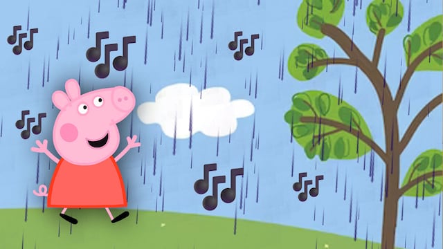 El juego de los días de lluvia de Peppa Pig
