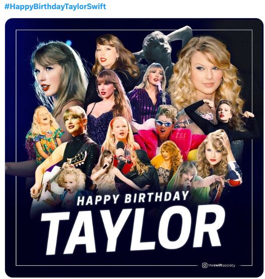 Taylor Swift cumple años este 13 de diciembre y lo celebran con memes