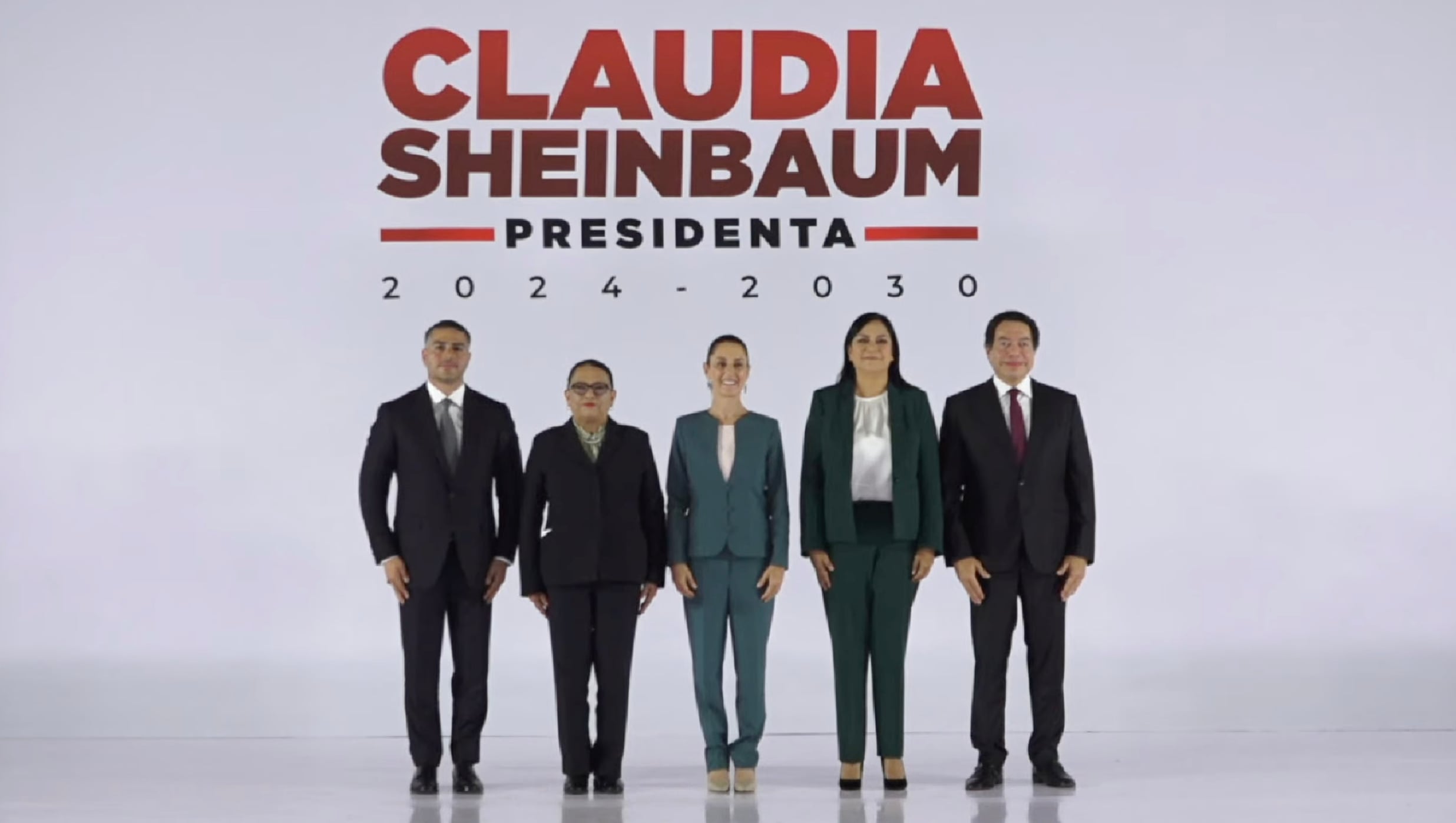 Gabinete de Claudia Sheinbaum presentado hoy 4 de julio