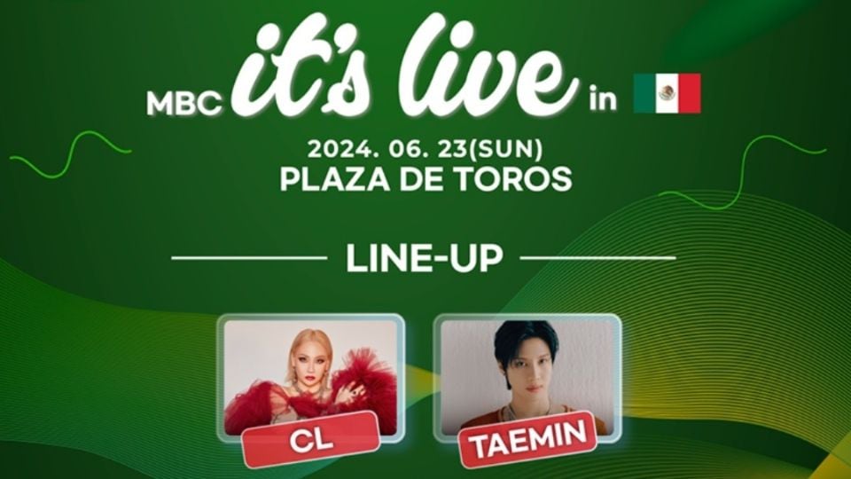 MBC It’s Live in México: Taemin de SHINee y CL encabezan lineup y ¿los boletos?