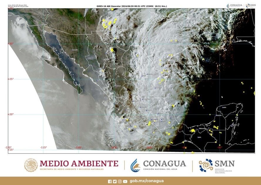 Tormenta tropical Alberto: Las mejores imágenes de cómo se ve vía satélite
