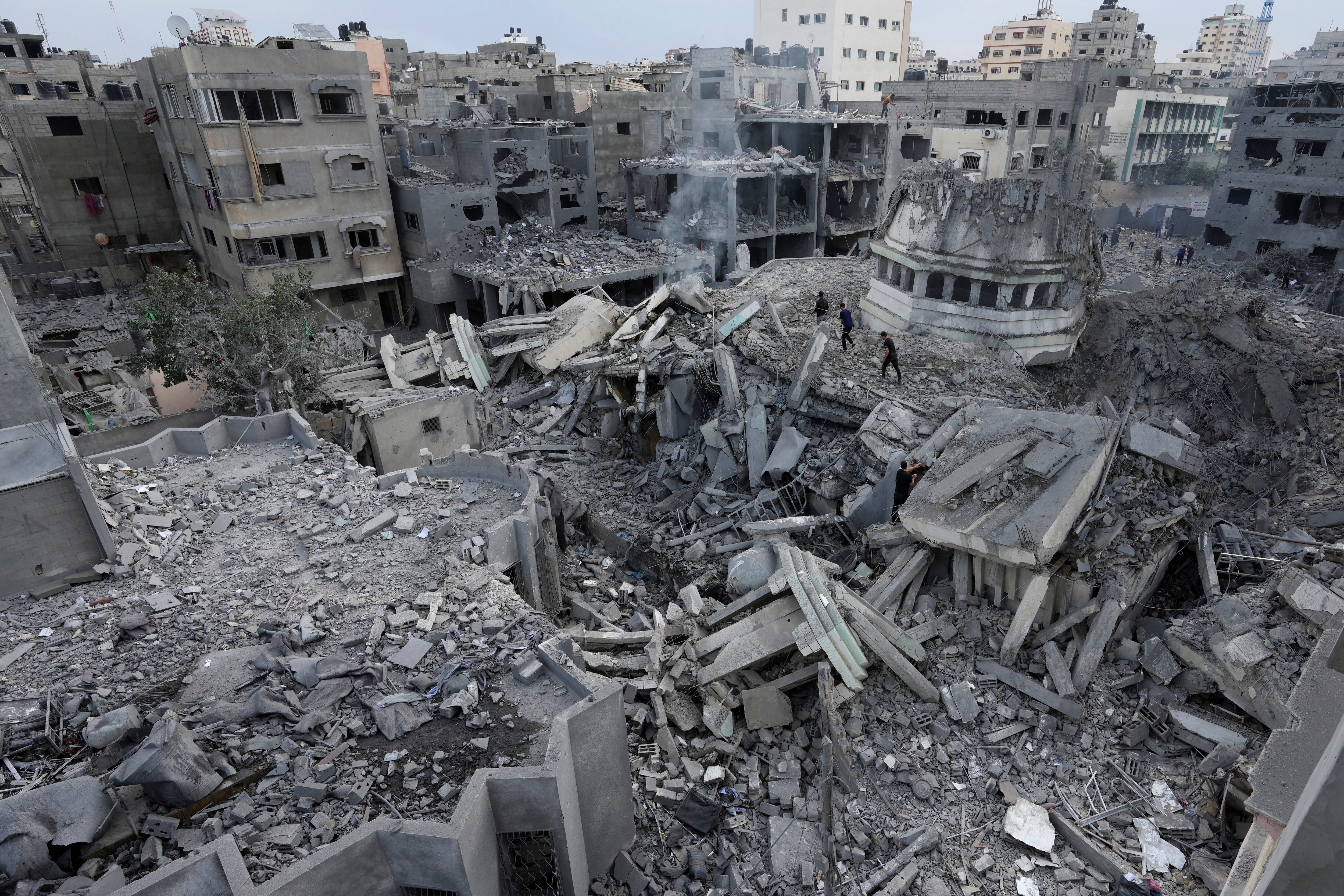 Bombardeo contra Gaza por la guerra de Israel contra Hamás