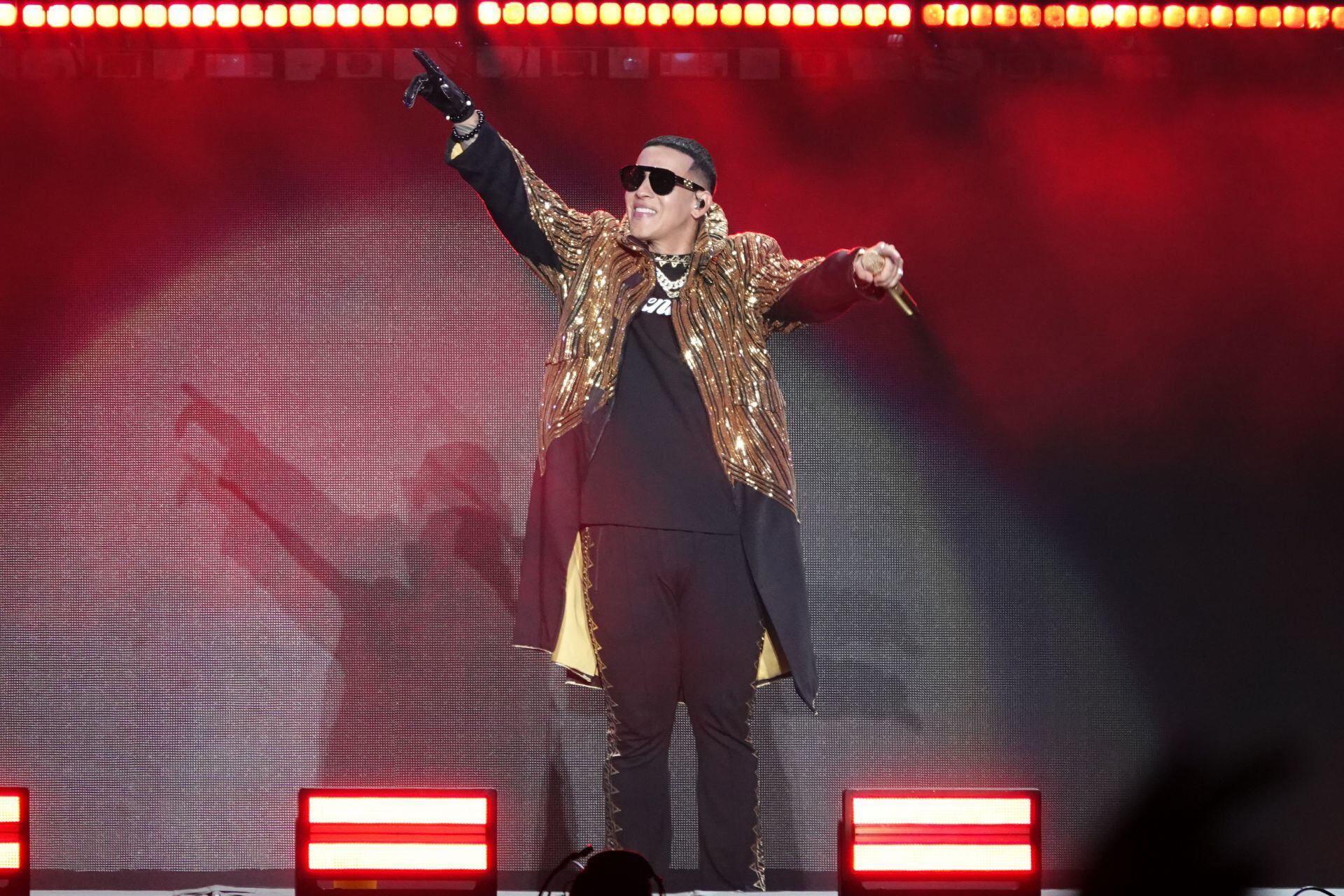 Daddy Yankee en su concierto en el Foro Sol en CDMX.