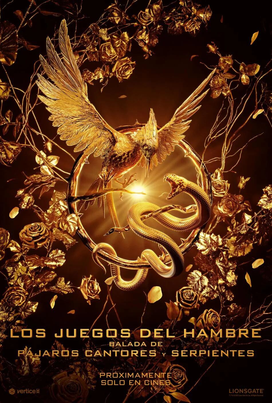 Poster oficial Los Juegos del Hambre: Balada de Pájaros Cantores y Serpientes