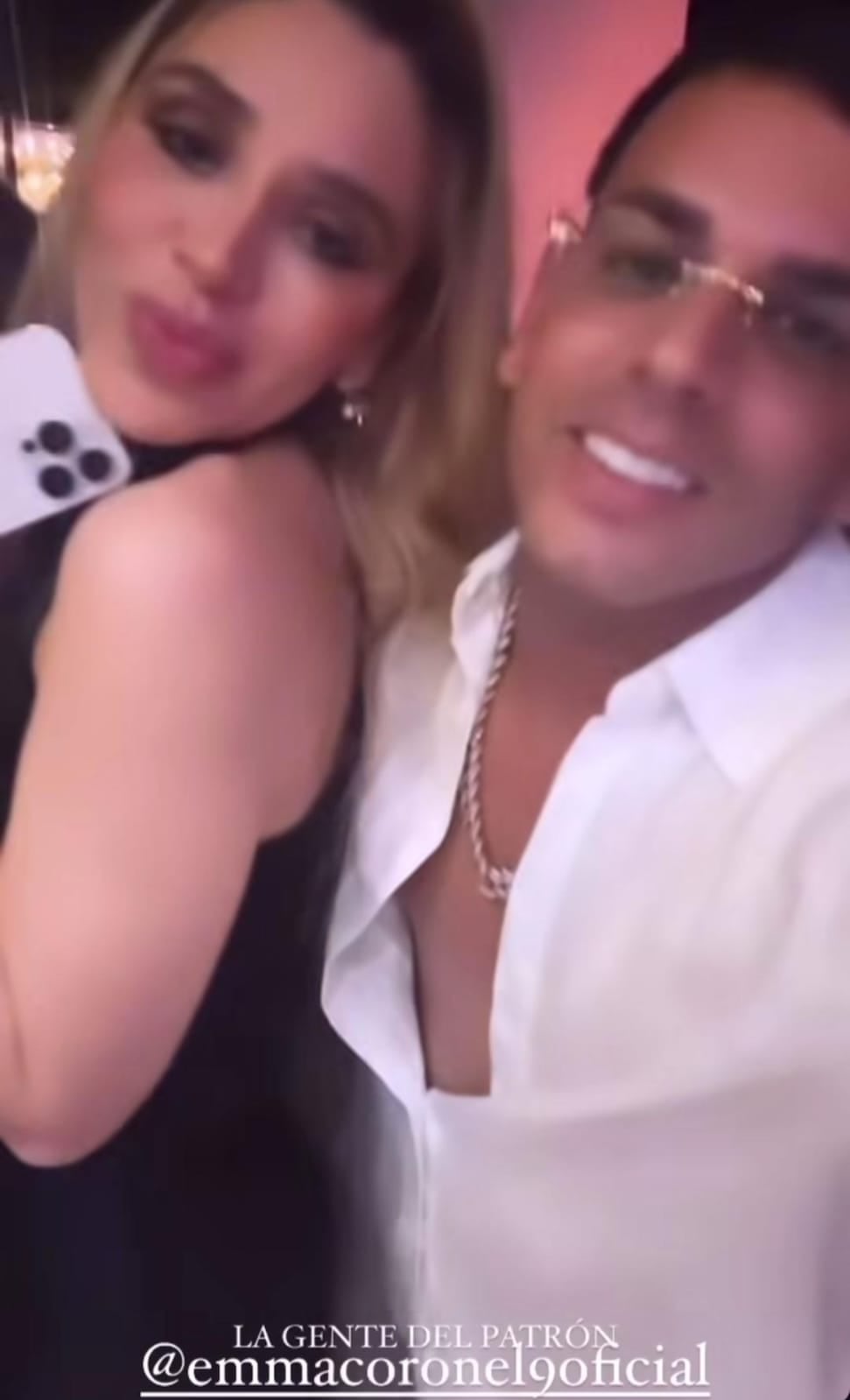 Emma Coronel y Tito el Bambino de fiesta en Puerto Rico
