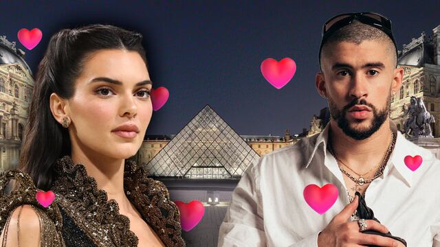 Kendall Jenner y Bad Bunny cerraron el Museo de Louvre de París para una cita