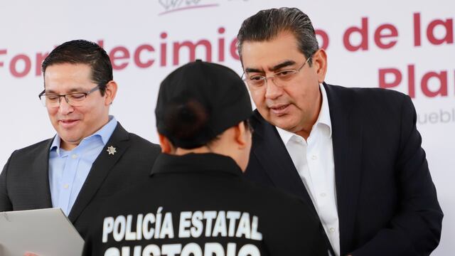 Sergio Salomón consolida seguridad en Puebla