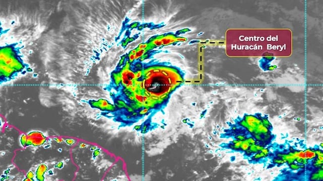 Huracán Beryl: trayectoria hoy sábado 29 de junio