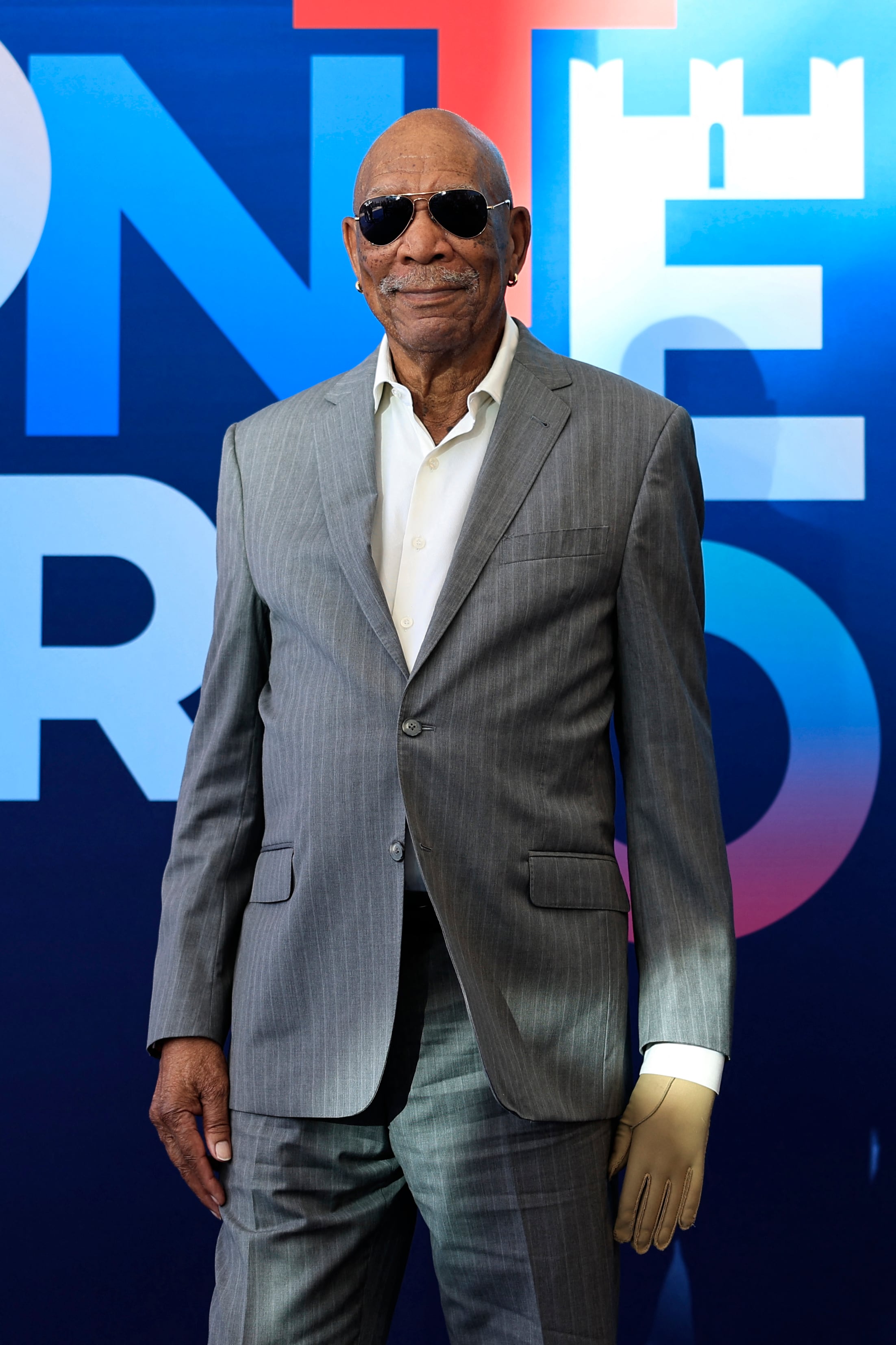 Morgan Freeman en el Festival de Televisión de Monte Carlo