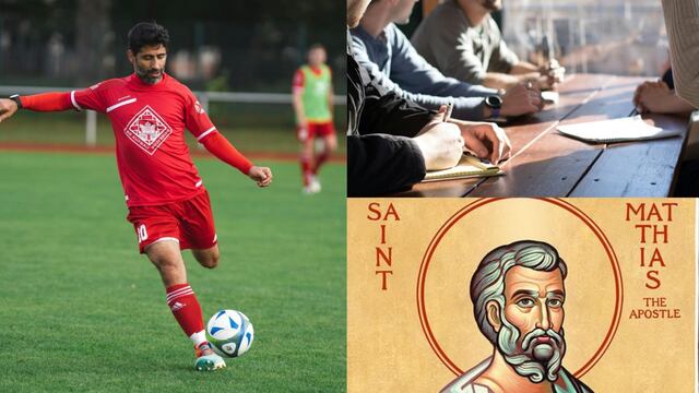 Este 14 de mayo es el Día del Futbolista, el Día del Seguro y de San Matías, Apóstol