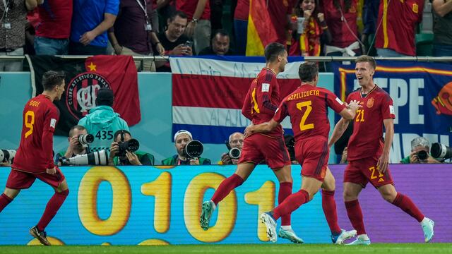 Dani Olmo abrió el marcador en favor de la Selección de España.