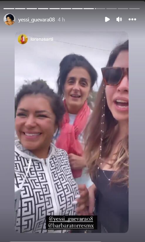 Bárbara Torres se "cura la cruda" con la hermana de Wendy Guevara