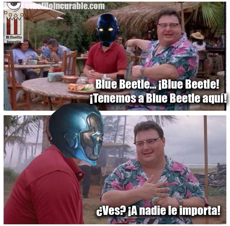 Memes por el estreno de Blue Beetle