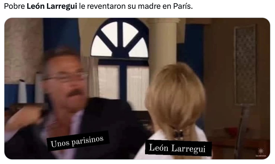Memes de León Larregui golpeado en París