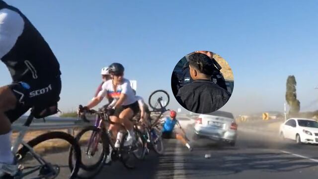 Conductor borracho embiste a ciclistas en carretera a Bernal, Querétaro