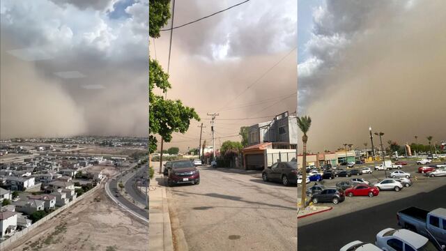Tormenta de arena en Mexicali