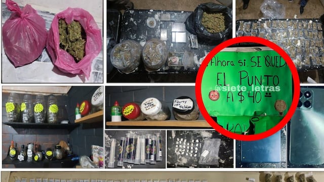 Desmantelan narcotienditas en CDMX que ofrecían drogas en 40 pesos