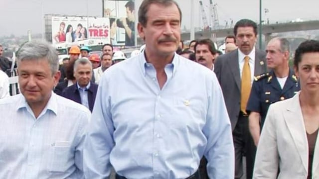 Vicente Fox comparte foto vieja con AMLO y Claudia Sheinbaum a su lado