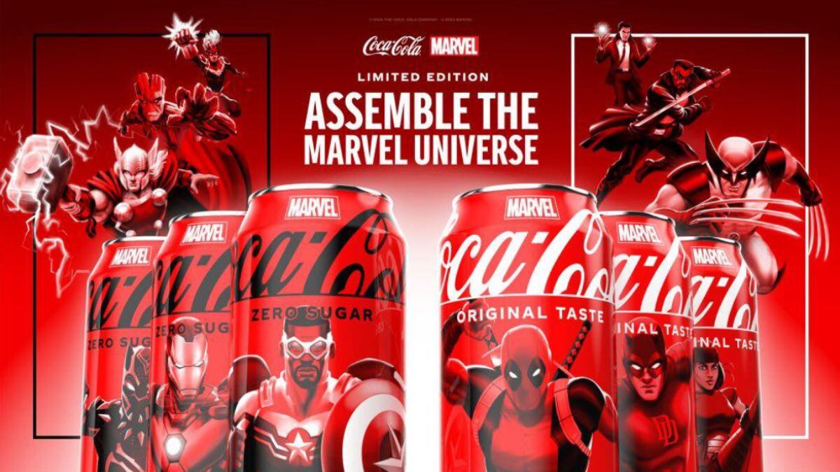 Colaboración de Marvel y Coca Cola 2024 en Estados Unidos