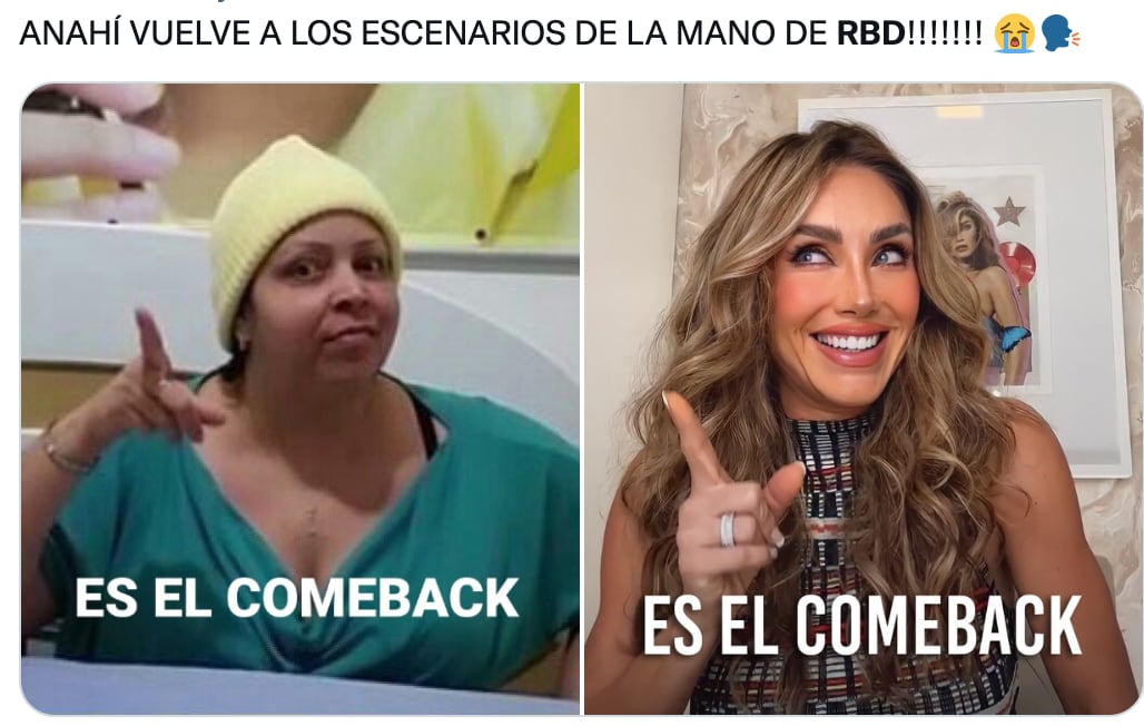 Los memes de la gira de RBD 2023 inundan las redes