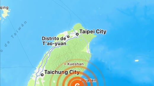 Terremoto en Taiwán: Sismo de magnitud 6.0 sacude la isla hoy 22 de abril