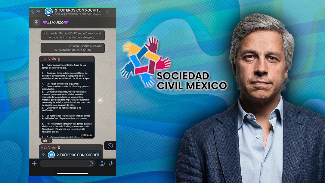 Sociedad Civil México de Claudio X. González estarían detrás de los ataques a Claudia Sheinbaum, AMLO y la 4T