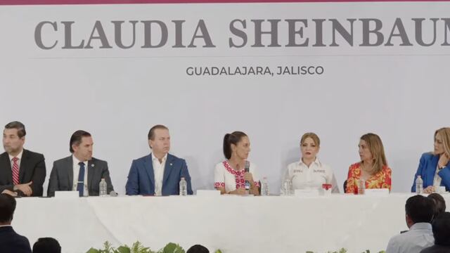Claudia Sheinbaum en reunión con empresarios de Jalisco