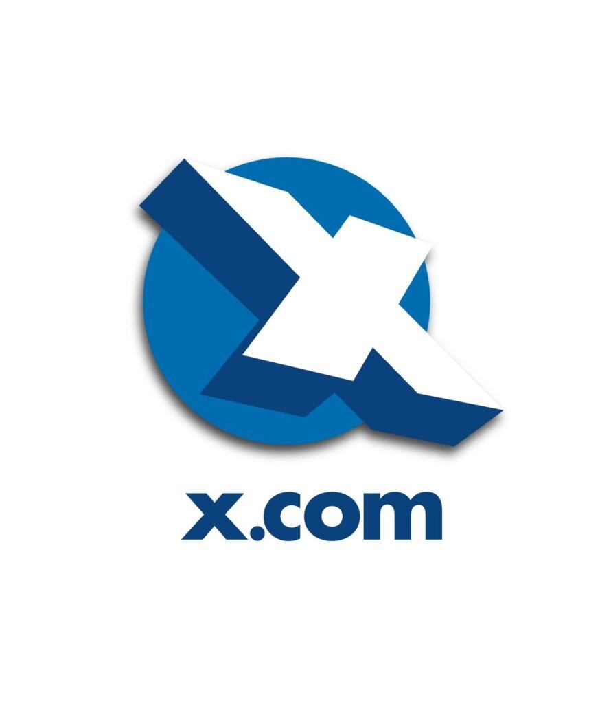 Logo original de X.com de Elon Musk
