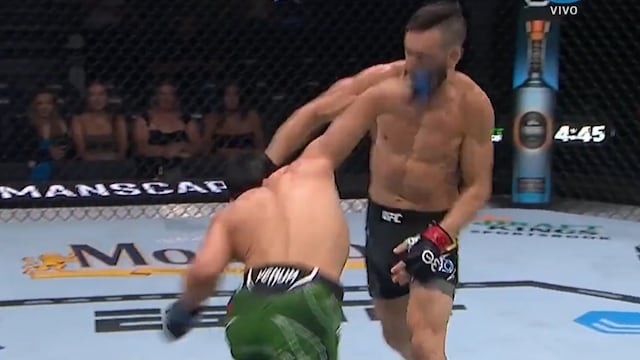 Jesús Aguilar protagonizó un brutal nocaut en el UFC 290.
