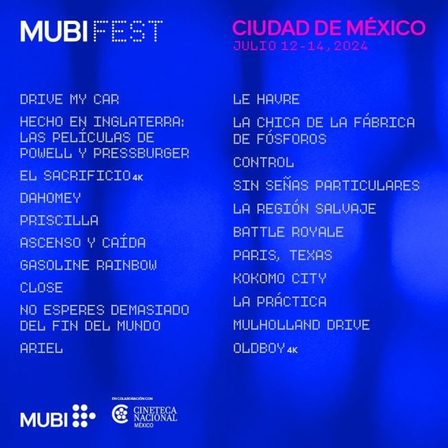 MUBI Fest 2024
