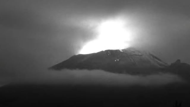 Volcán Popocatépetl el 31 de agosto