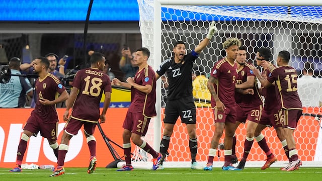 Venezuela contra México en la Copa América.