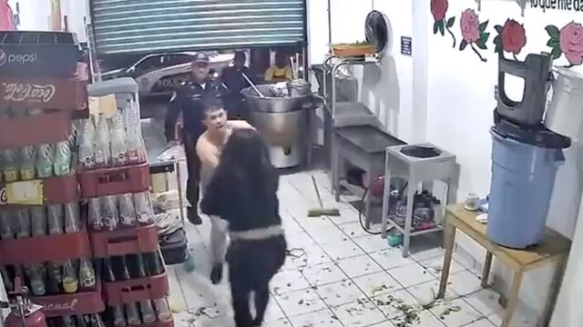 Mujer apuñala a su esposo frente a policías de CDMX tras pelea en local de la Magdalena Contreras
