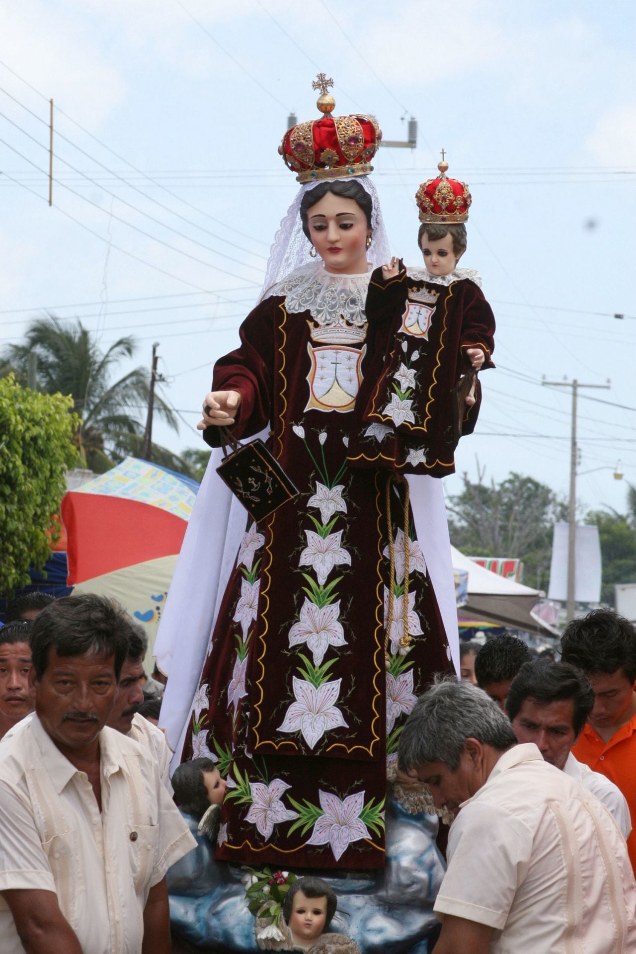 Veneración a la Virgen del Carmen