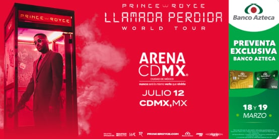 Prince Royce presentará ‘Llamada Perdida World Tour’ en Arena CDMX