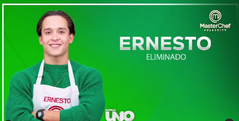 Ernesto Cázares fue el decimoquinto eliminado de MasterChef Celebrity 2024