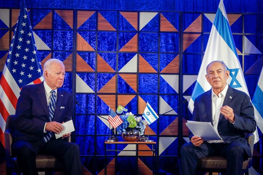 Joe Biden se reúne con primer ministro de Israel, Benjamin Netanyahu