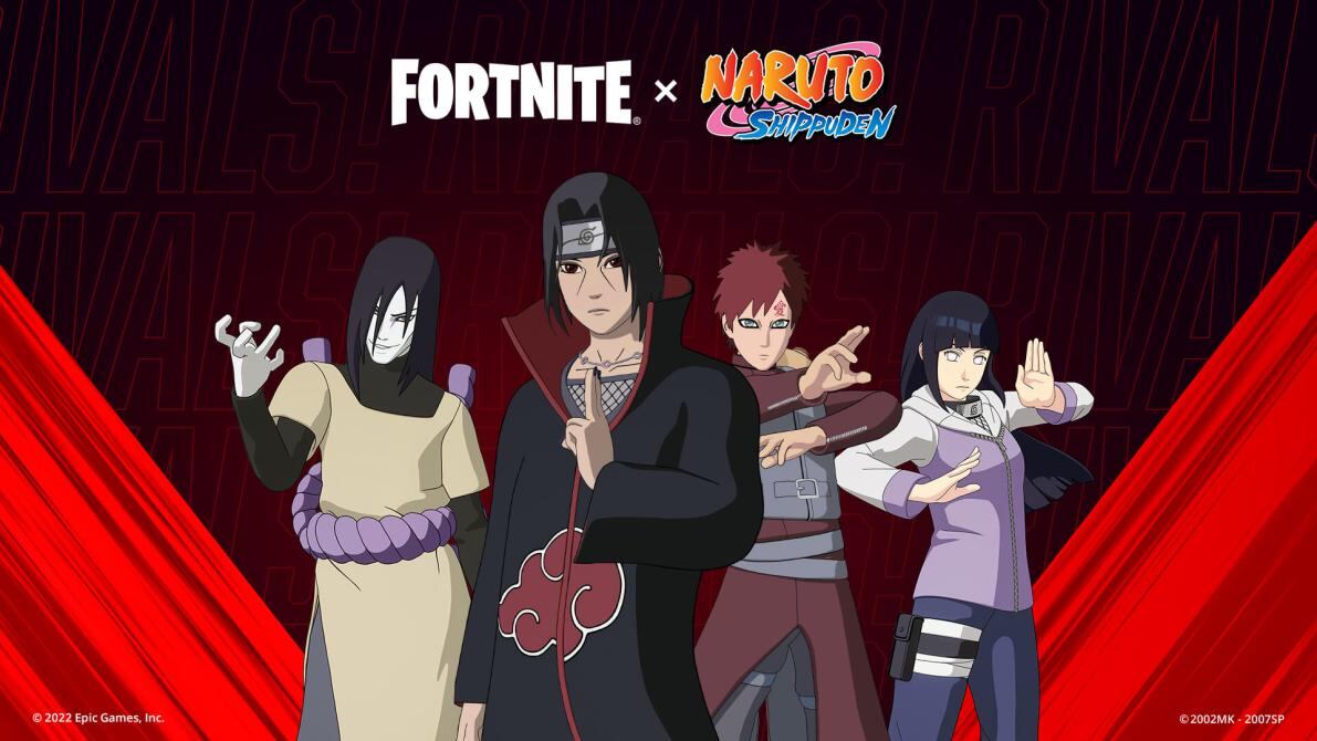 Skins de Naruto para el Nindo Fortnite