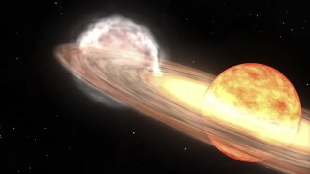 Explosión de estrella T Coronae Borealis
