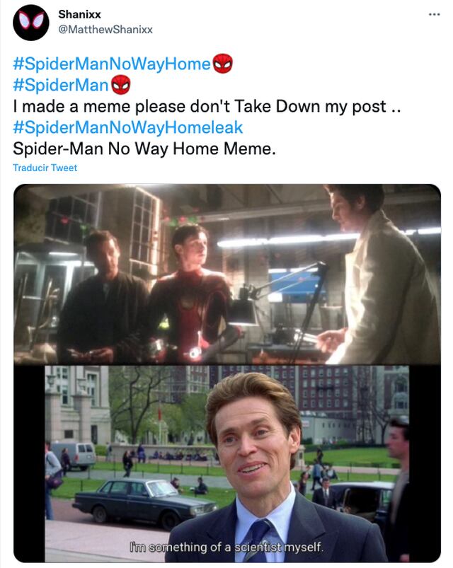 Los mejores memes del estreno de 'Spider-Man: No Way Home'